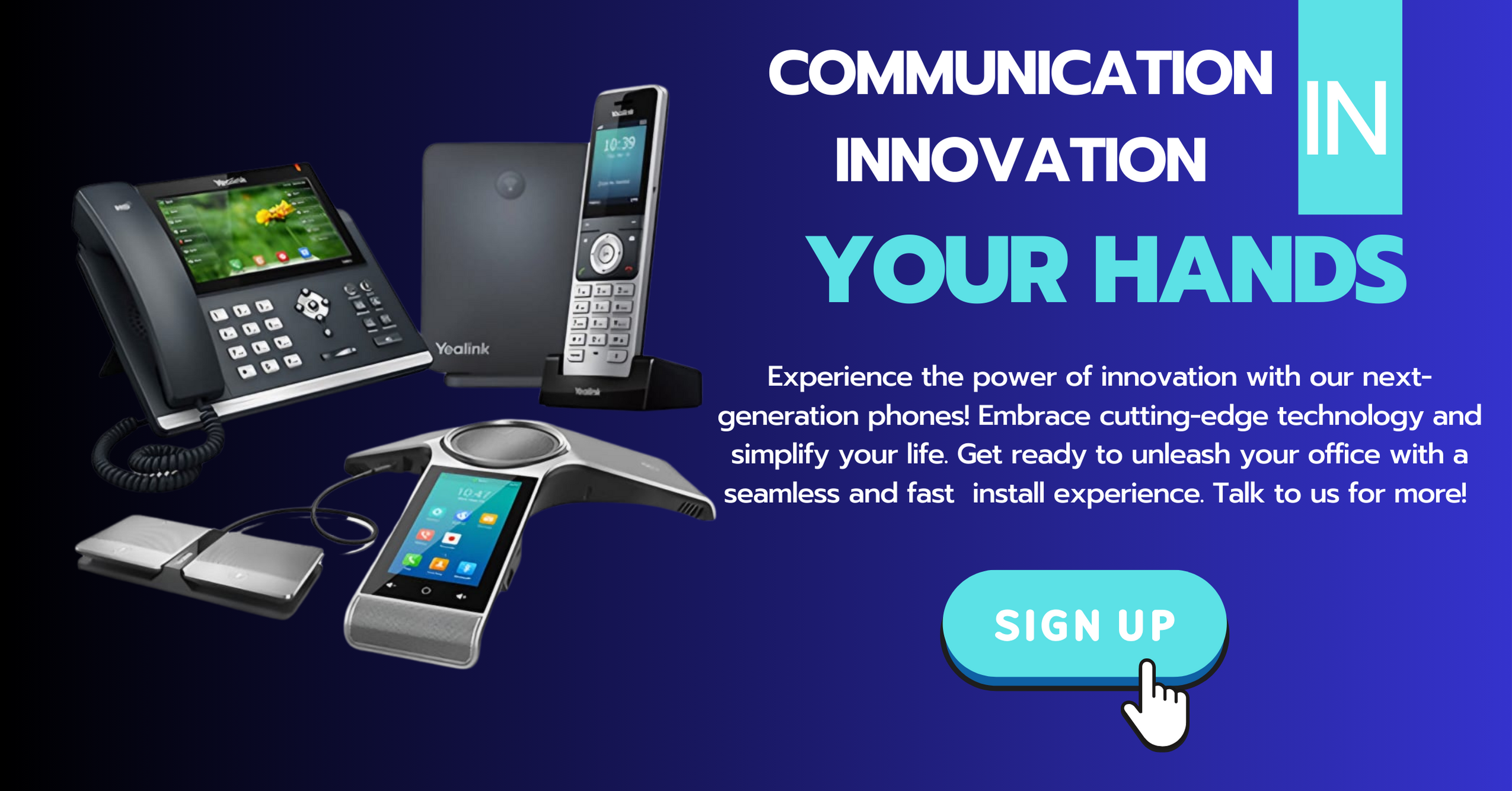 Black and White Typographic and Modern Phone Brand Facebook Ad