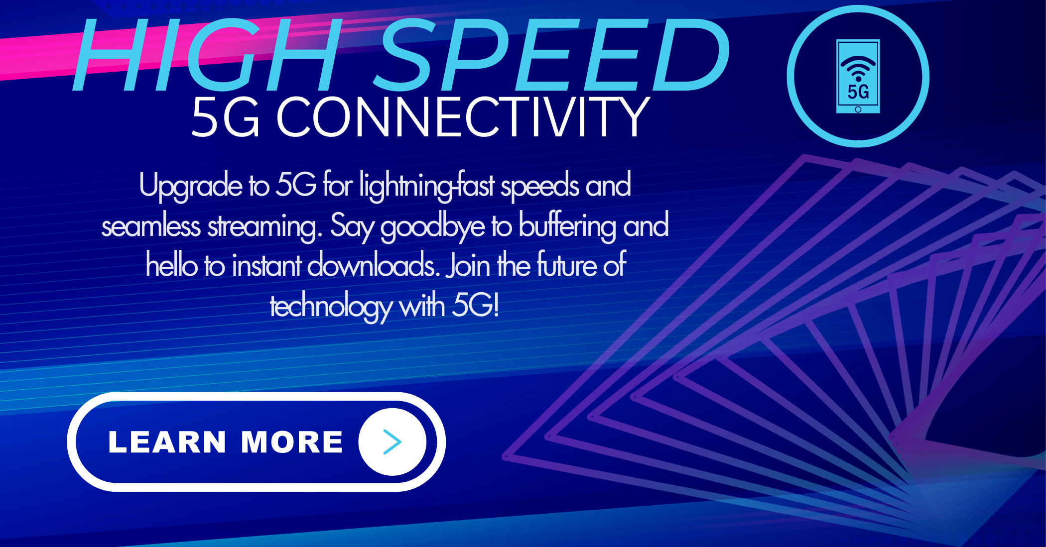 Purple and White Gradient Technology Phone Facebook Ad